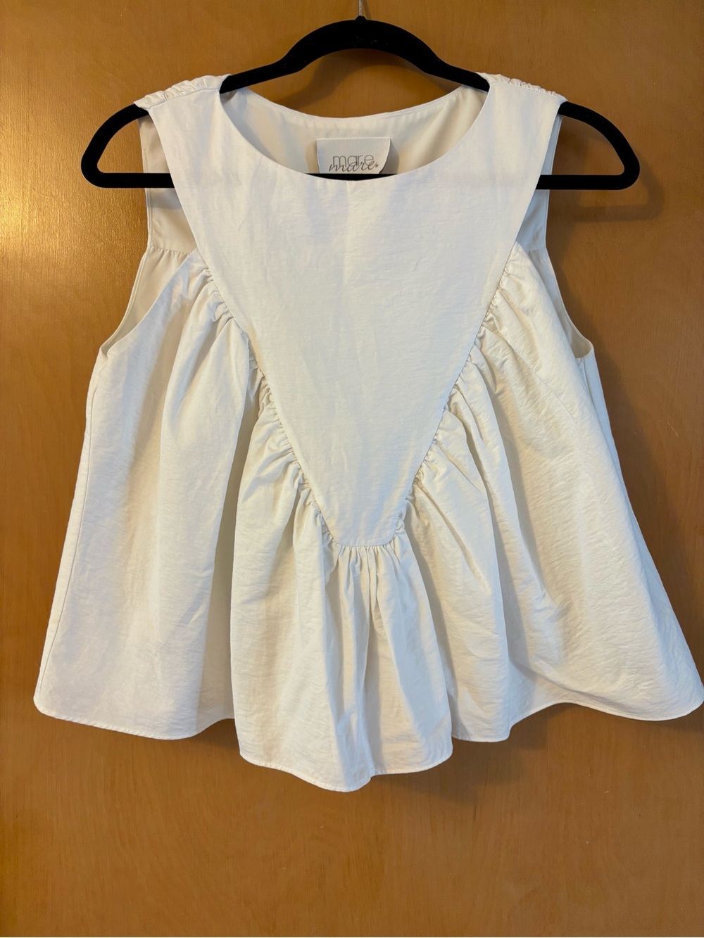 Anthropologie Mare Mare Sleeveless Ruffle Top